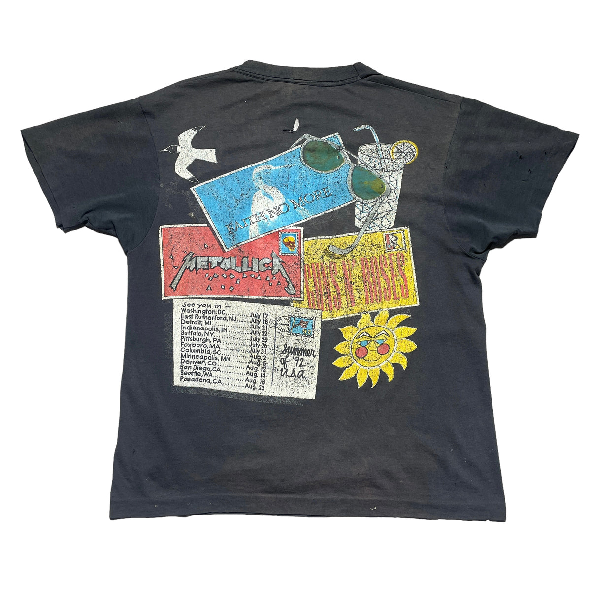 ミュージシャン 90s vintage JTK or Guns band T-shirt 90s vintage JTK or Guns band T-shirt
