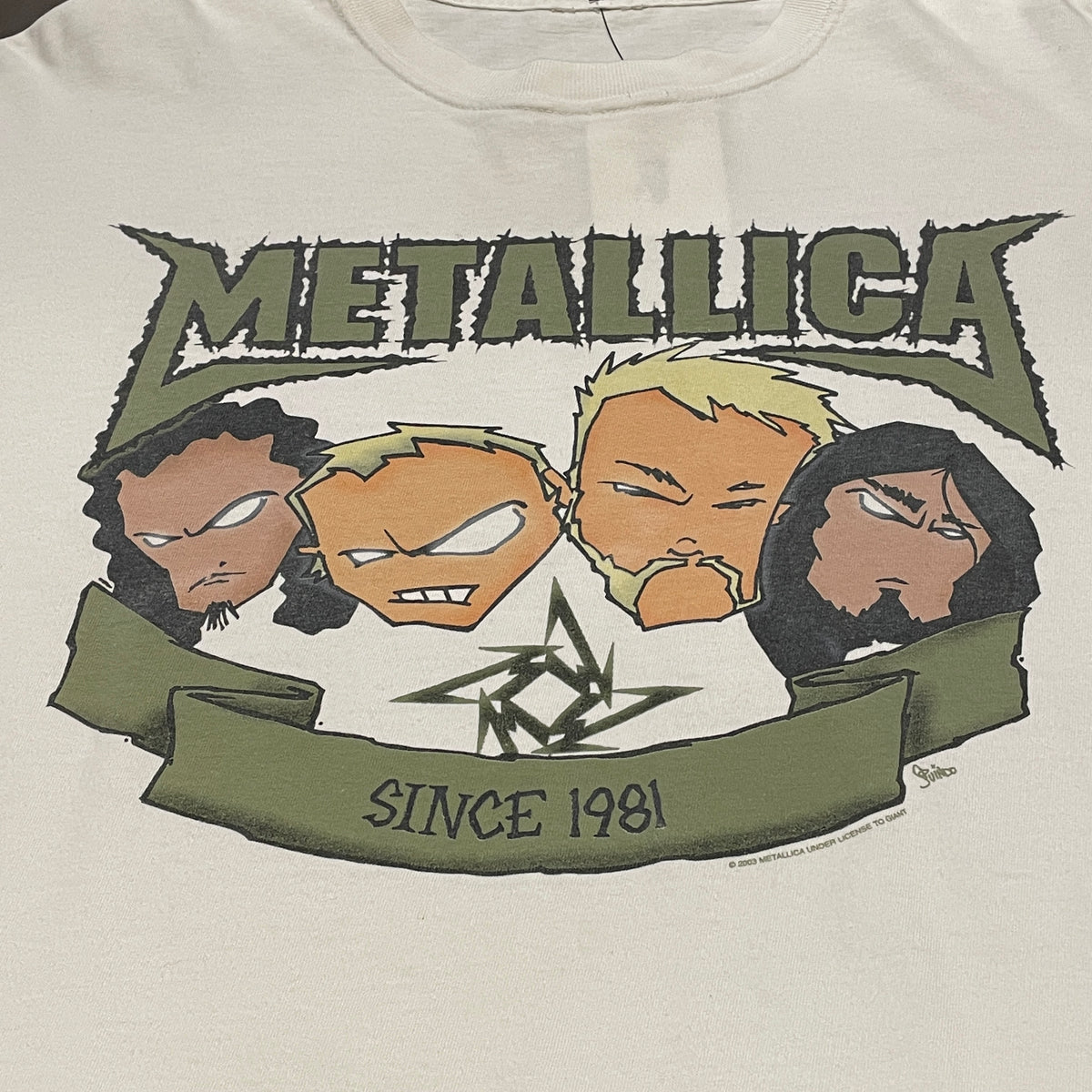 Vintage Y2K Metallica 2003 World Tour Band T-Shirt - FRESH KILLS