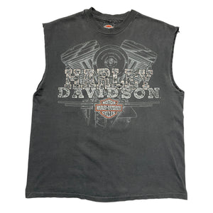 Vintage Harley Davidson Faded Cut-Off - FRESH KILLS VINTAGE