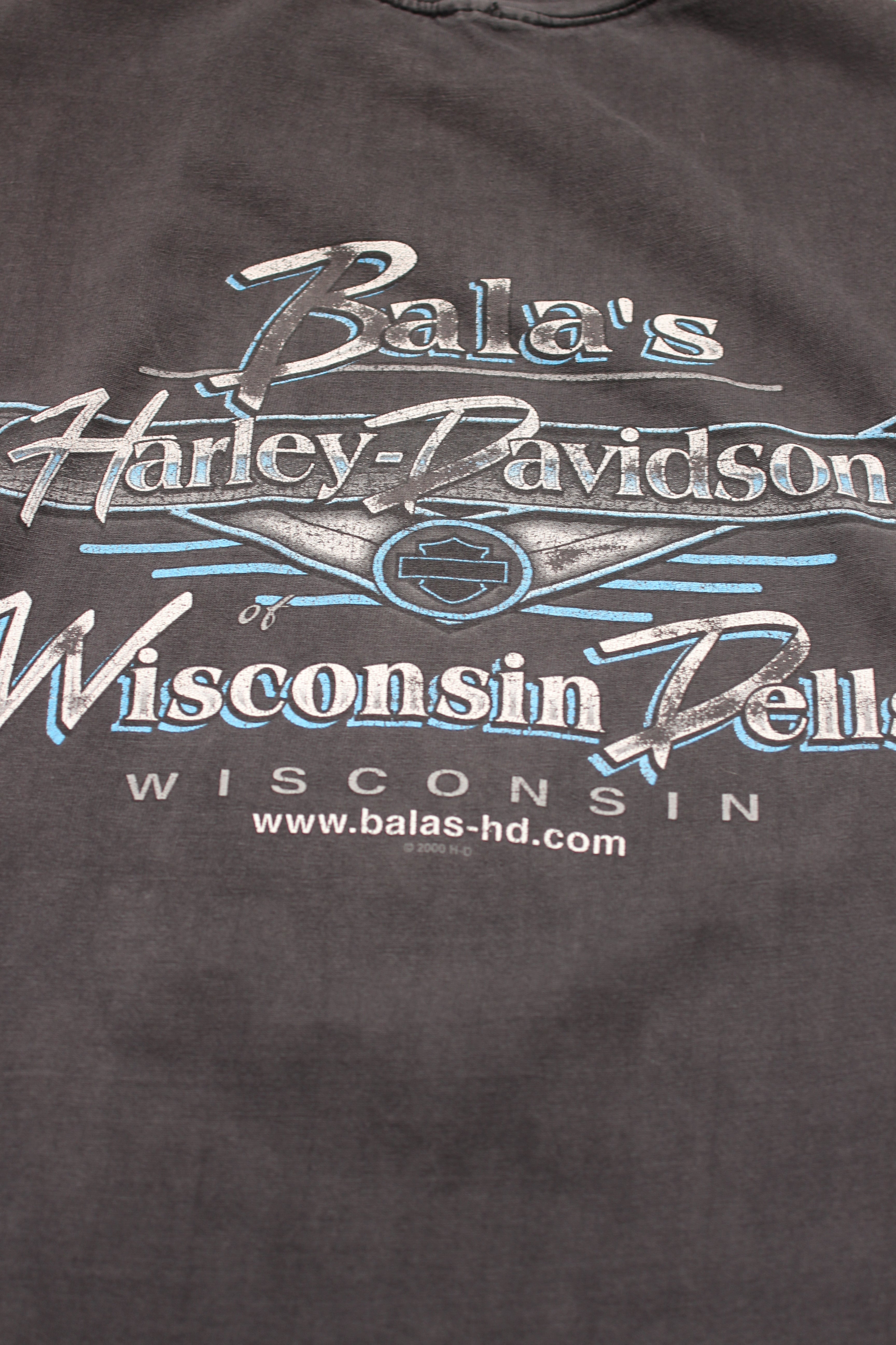Vintage Harley Davidson Faded/Painted Cut-Off - FRESH KILLS VINTAGE