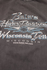 Vintage Harley Davidson Faded/Painted Cut-Off - FRESH KILLS VINTAGE
