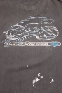 Vintage Harley Davidson Faded/Painted Cut-Off - FRESH KILLS VINTAGE