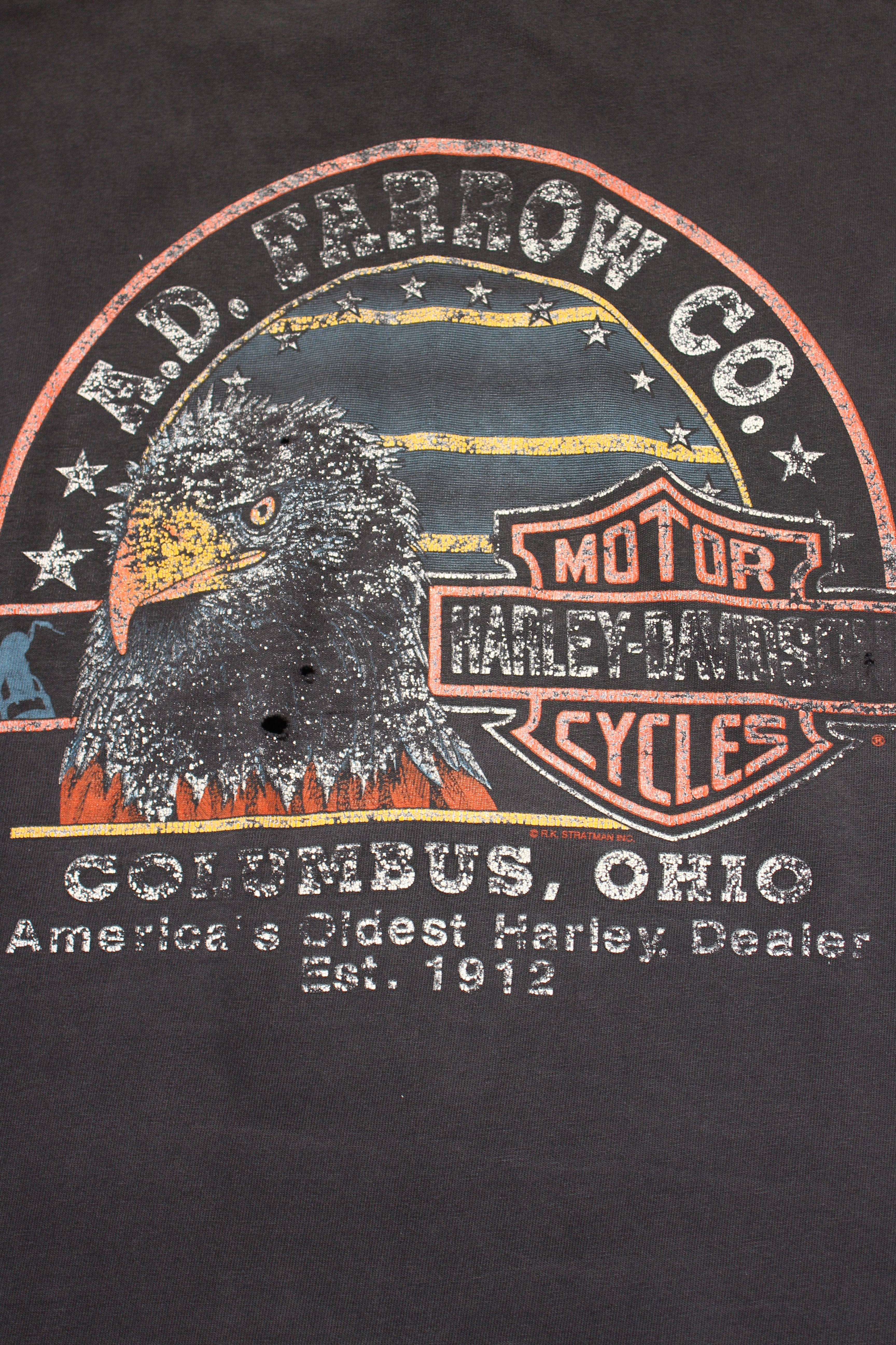 Vintage Harley Davidson Faded Cut-Off - FRESH KILLS VINTAGE