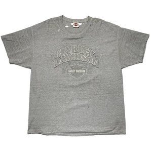 Vintage 90’s Harley Davidson Thrashed T-Shirt - FRESH KILLS VINTAGE