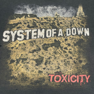 Vintage Y2K System Of A Down Toxicity Thrashed Band T-Shirt