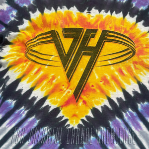 Vintage 90's Van Halen Tie Dye Thrashed Band T-Shirt - FRESH KILLS VINTAGE