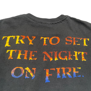 Vintage The Doors Night On Fire Band T-Shirt - FRESH KILLS VINTAGE