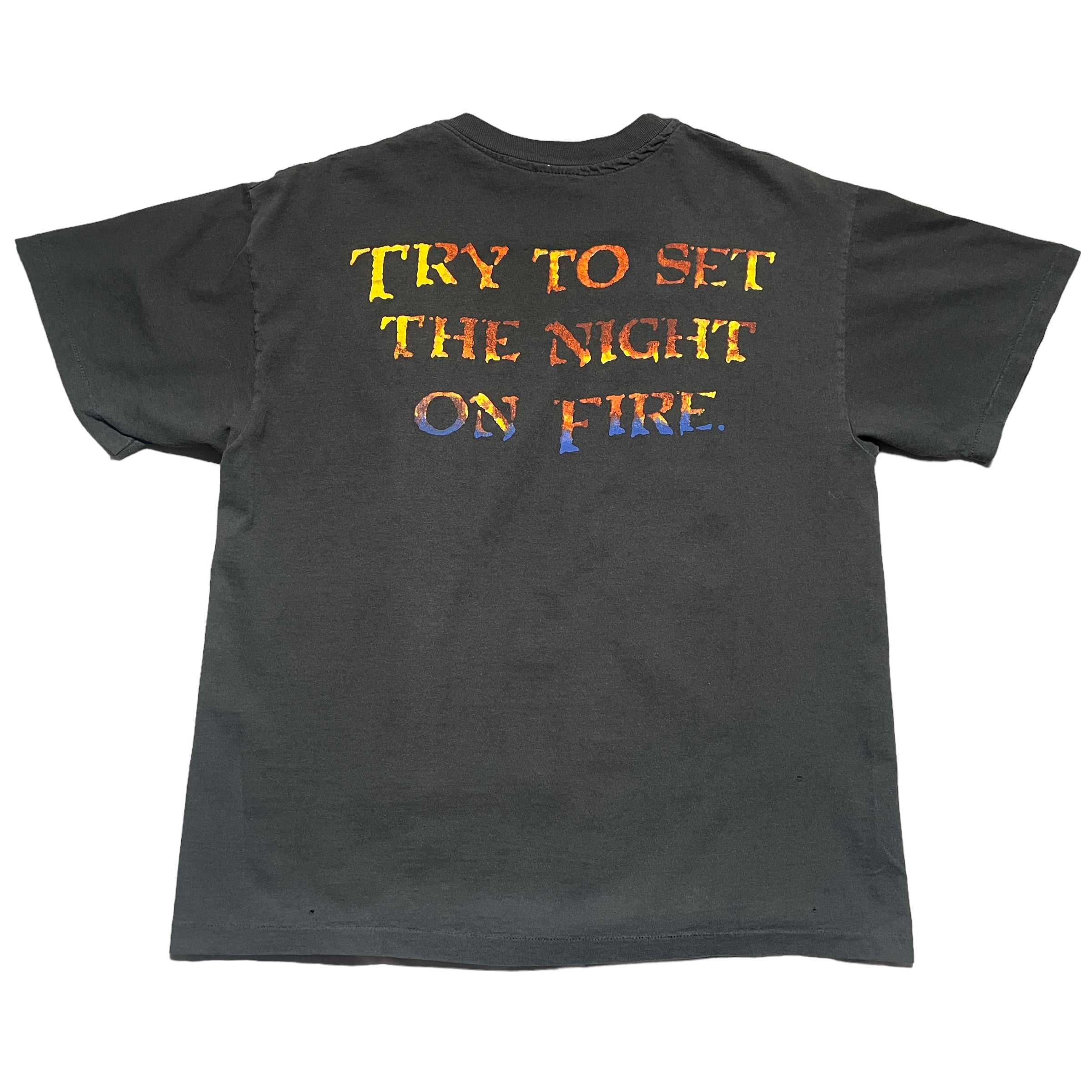 Vintage The Doors Night On Fire Band T-Shirt - FRESH KILLS VINTAGE