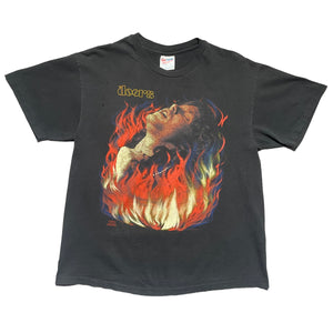 Vintage The Doors Night On Fire Band T-Shirt - FRESH KILLS VINTAGE