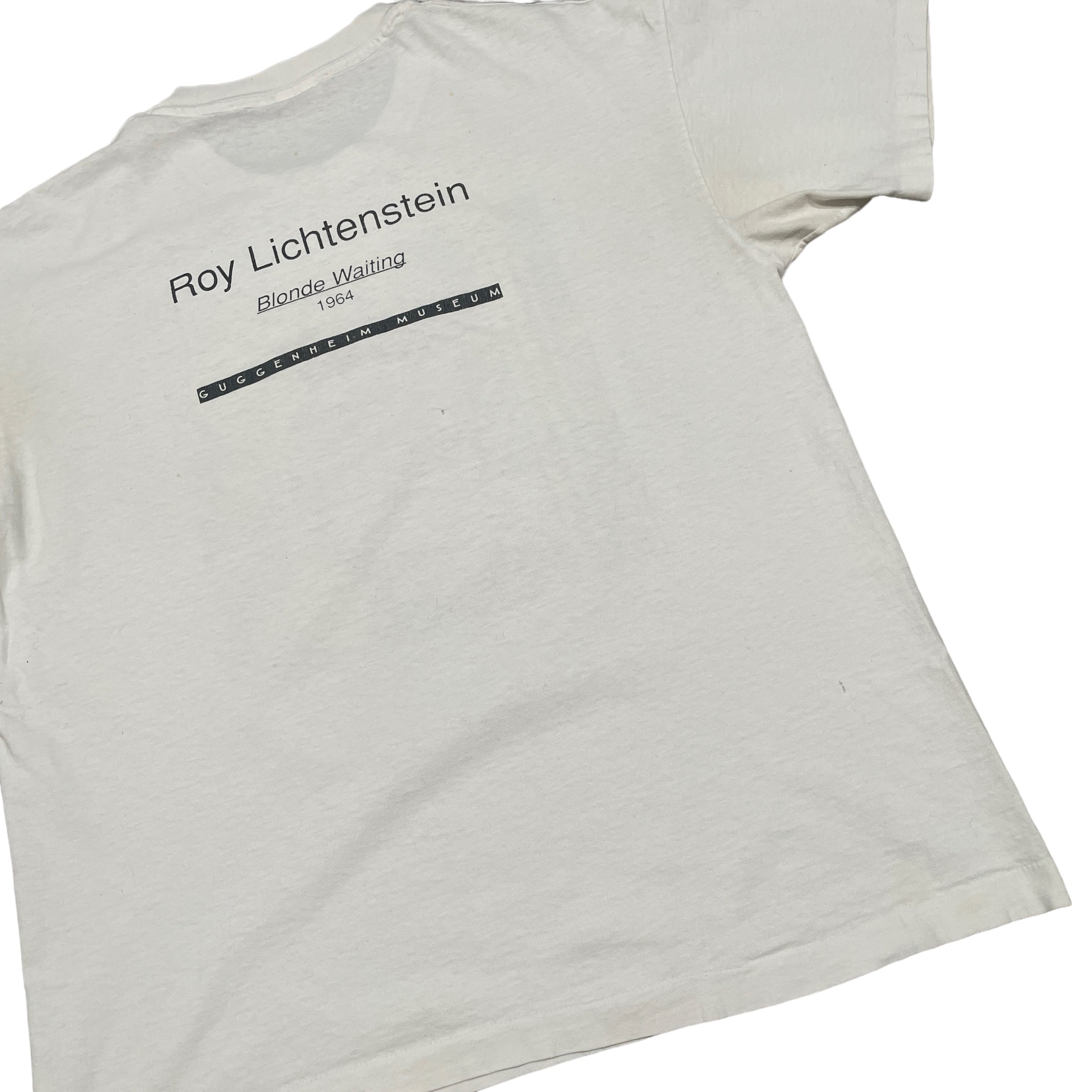 Vintage Roy Lichtenstein Blonde Waiting Art T-Shirt - FRESH KILLS VINTAGE