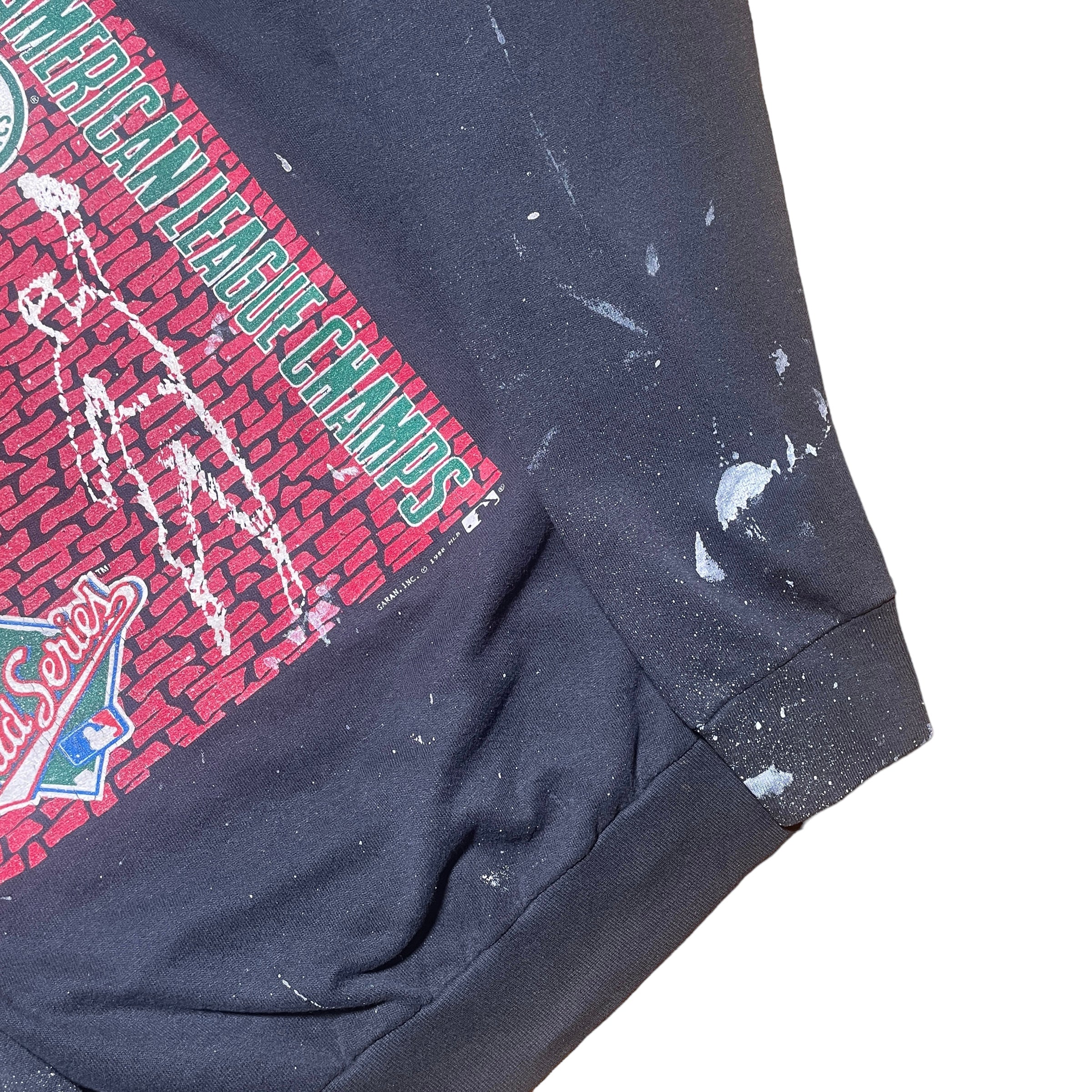 Vintage 80's Oakland Athletics Painters Crewneck - FRESH KILLS VINTAGE