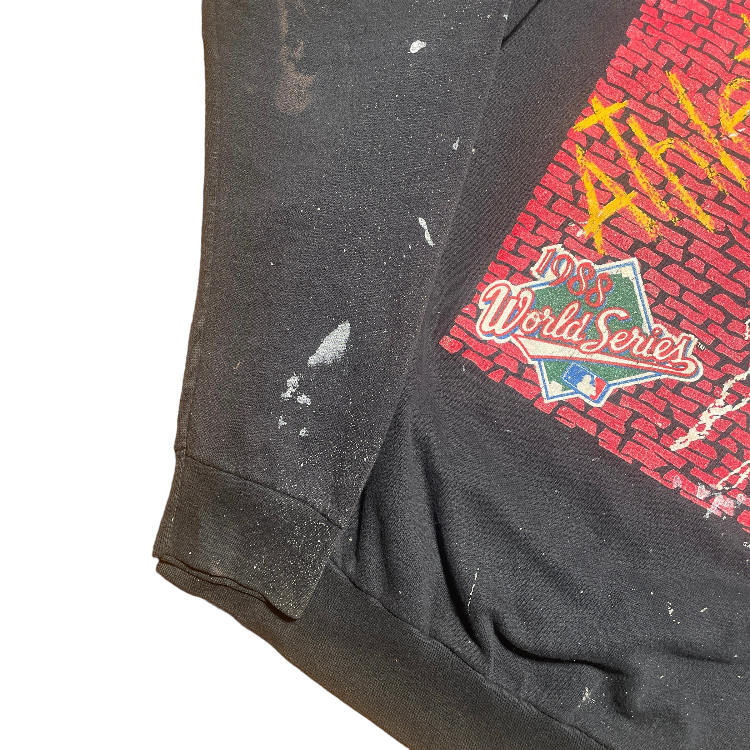 Vintage 80's Oakland Athletics Painters Crewneck - FRESH KILLS VINTAGE