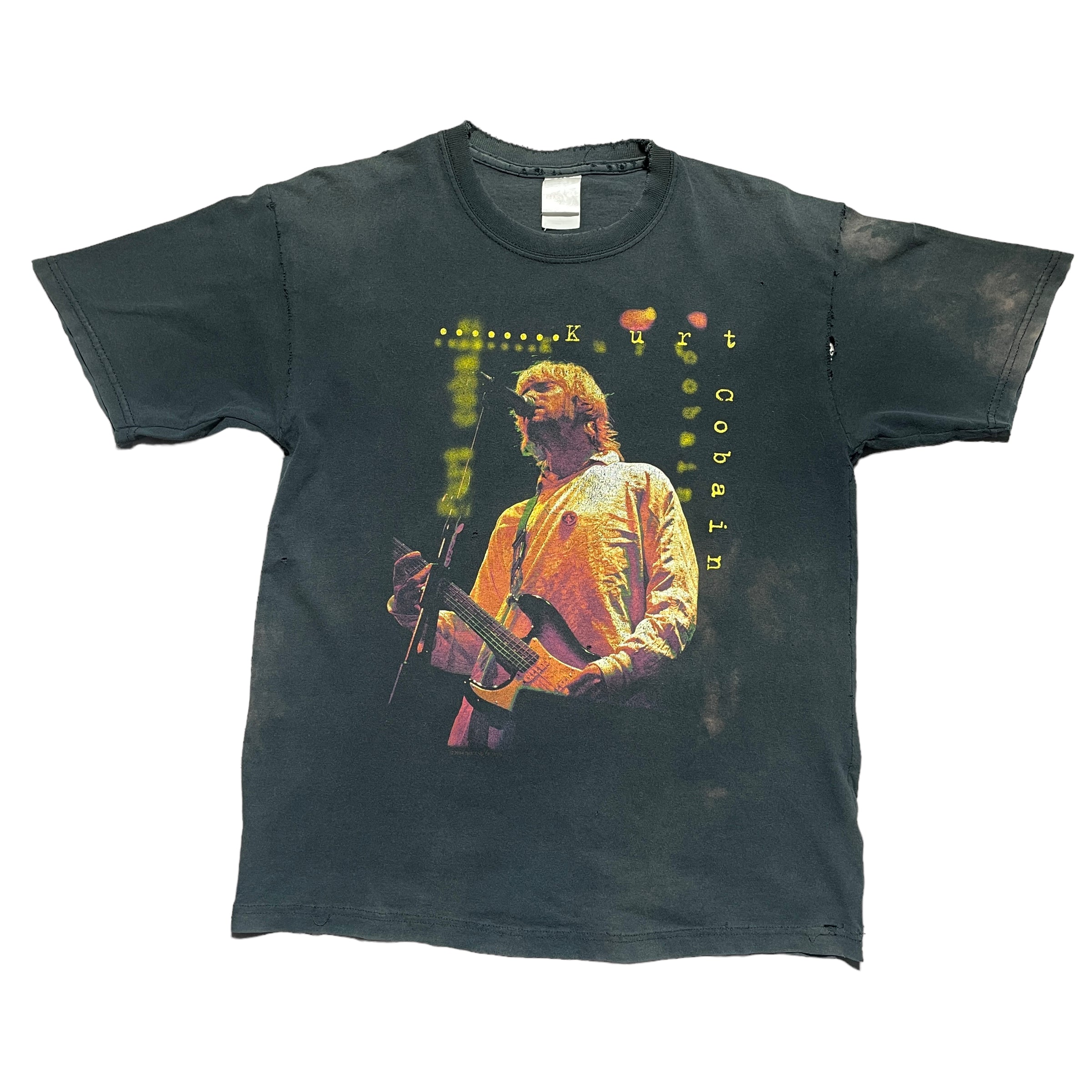 Vintage Y2K Kurt Cobain Nirvana Thrashed Band T-Shirt - FRESH KILLS VINTAGE