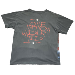 Vintage 90's Ted Nugent One Nation Under Faded T-Shirt - FRESH KILLS VINTAGE