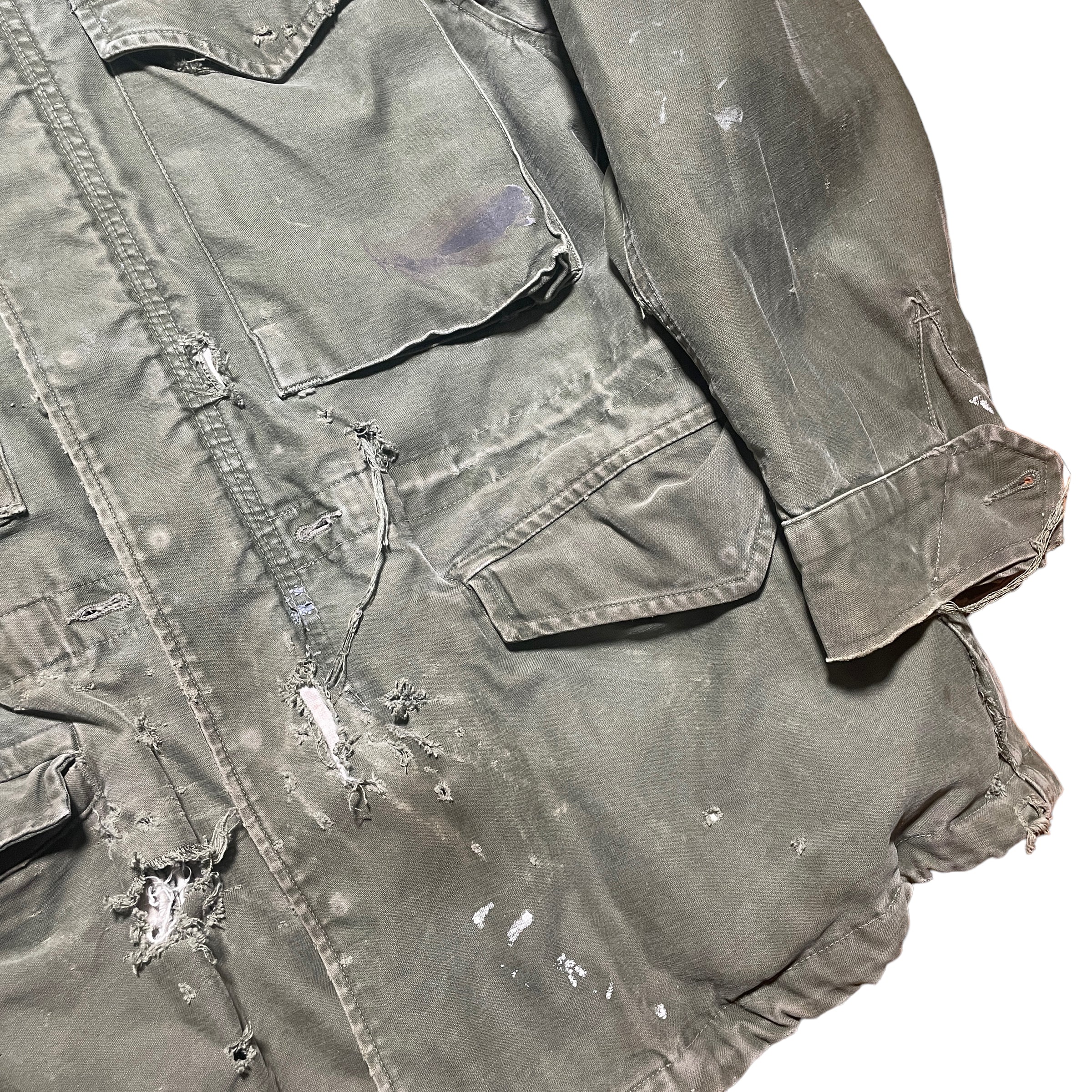 Vintage Army Thrashed Jacket - FRESH KILLS VINTAGE