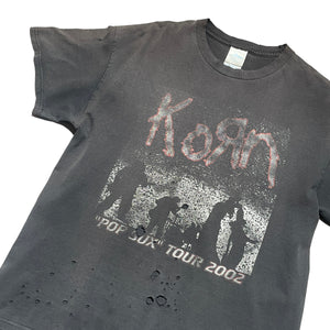 Vintage Y2K KORN Pop Sux Thrashed Band T-Shirt - FRESH KILLS VINTAGE