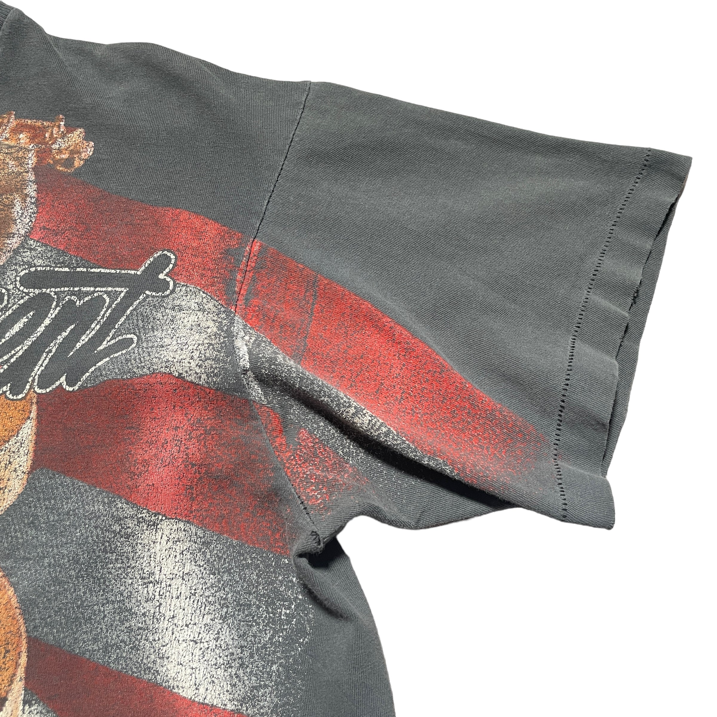 Vintage 90's Ted Nugent One Nation Under Faded T-Shirt - FRESH KILLS VINTAGE