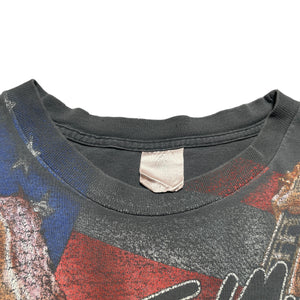 Vintage 90's Ted Nugent One Nation Under Faded T-Shirt - FRESH KILLS VINTAGE
