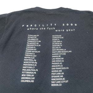 Vintage Y2K Nine Inch Nails Fragility 2000 Band T-Shirt - FRESH KILLS VINTAGE