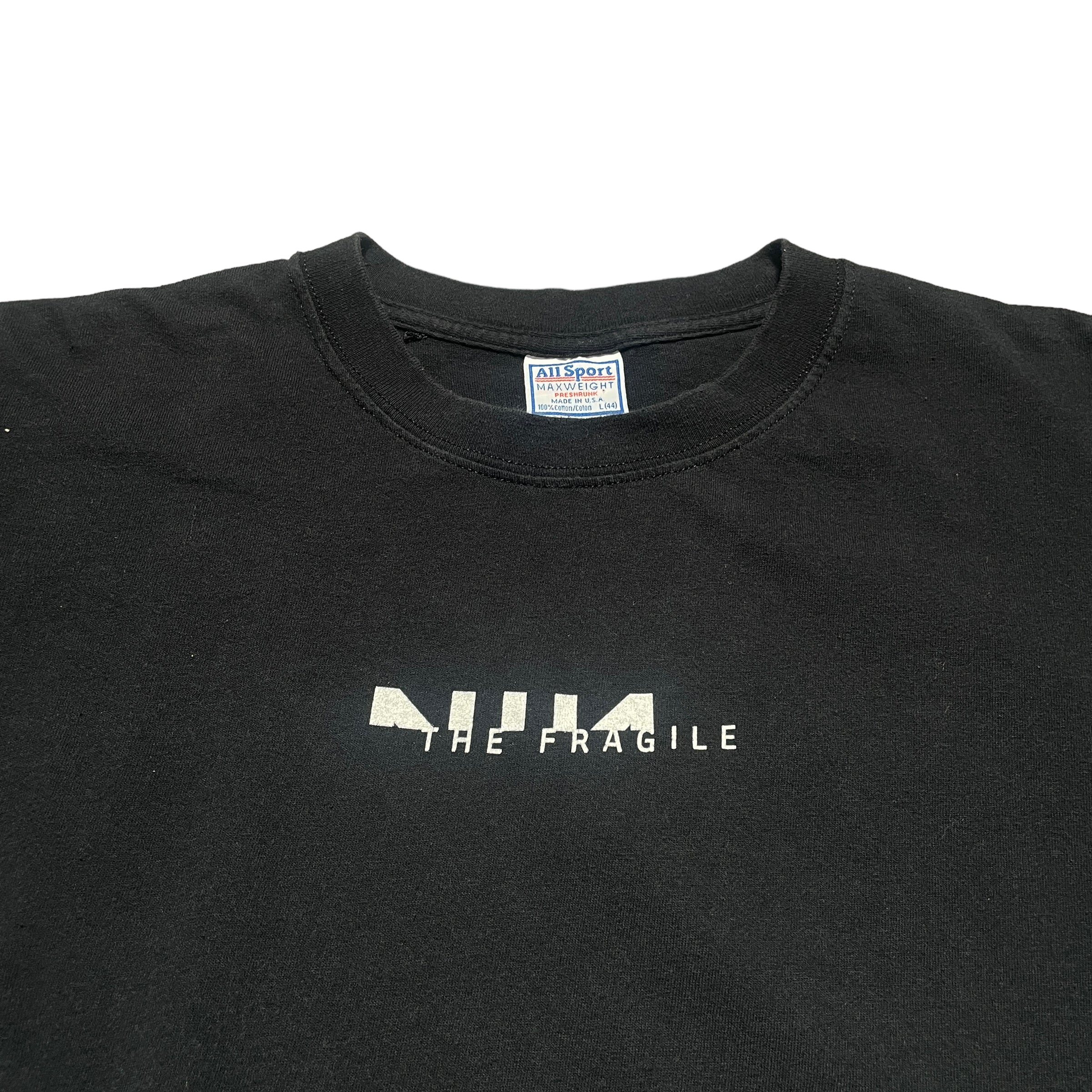 Vintage Y2K Nine Inch Nails Fragility 2000 Band T-Shirt - FRESH KILLS VINTAGE