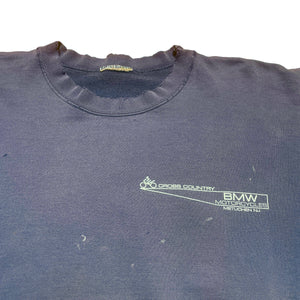 Vintage BMW Thrashed Crewneck - FRESH KILLS VINTAGE