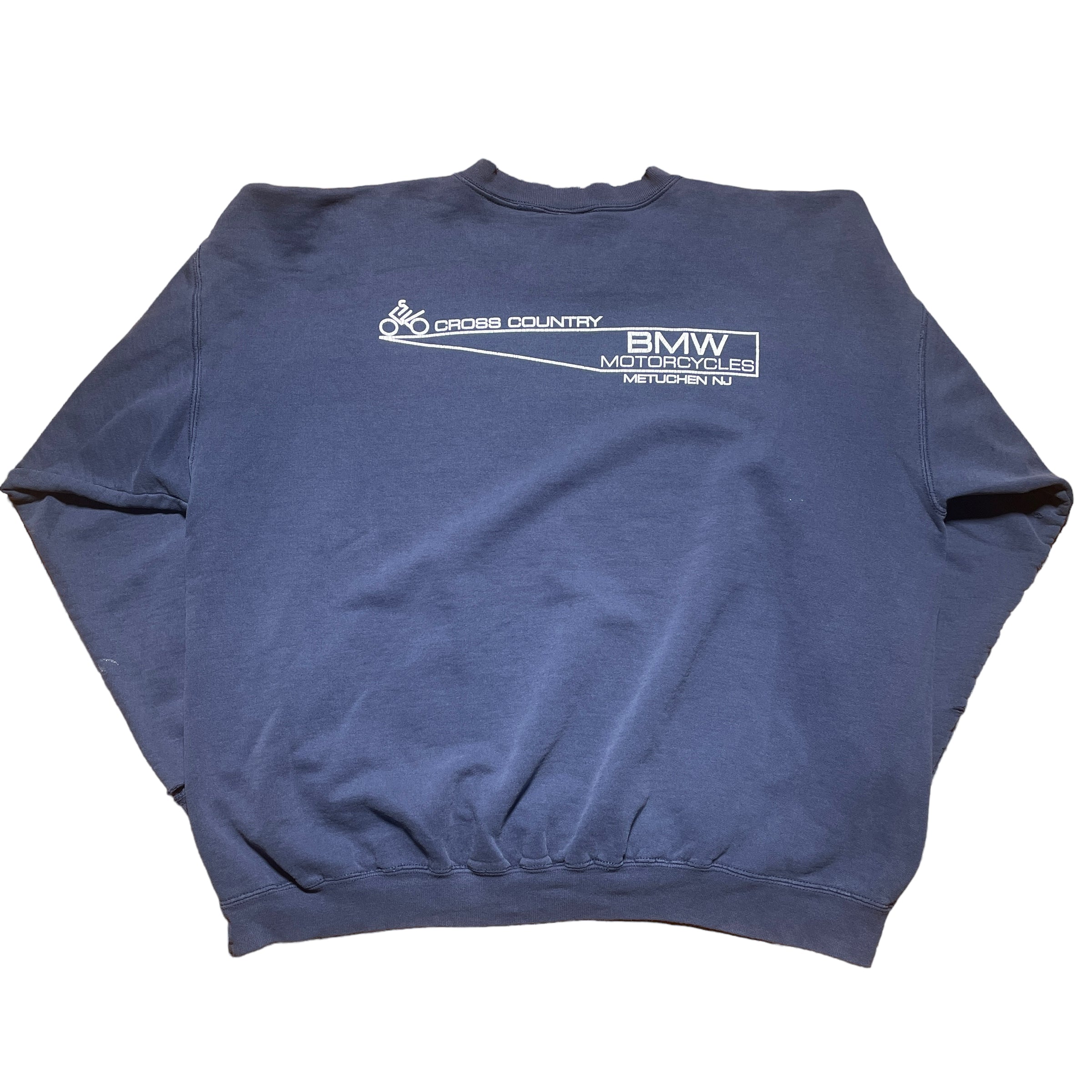 Vintage BMW Thrashed Crewneck - FRESH KILLS VINTAGE