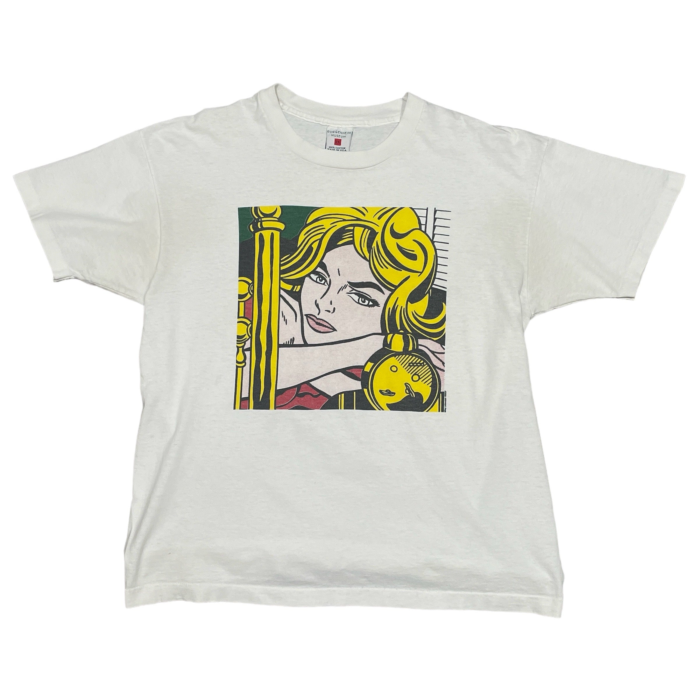 Vintage Roy Lichtenstein Blonde Waiting Art T-Shirt - FRESH KILLS VINTAGE