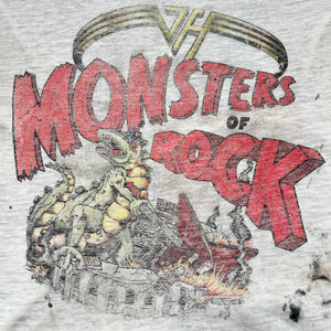 Vintage Monsters Of Rock Thrashed Band T-Shirt - FRESH KILLS VINTAGE