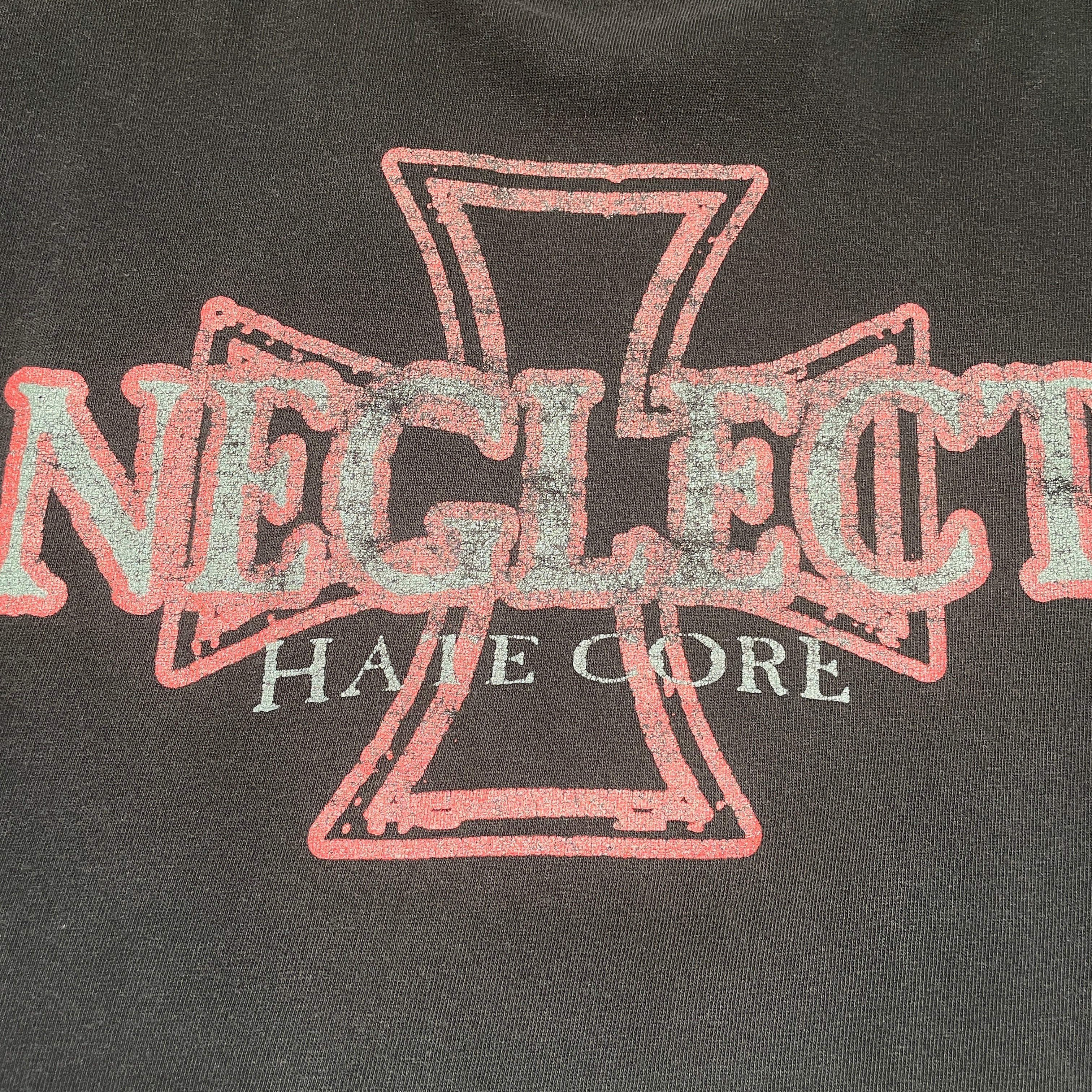 Vintage Neglect Hate Core Wasting My Life Band T-Shirt - FRESH KILLS VINTAGE