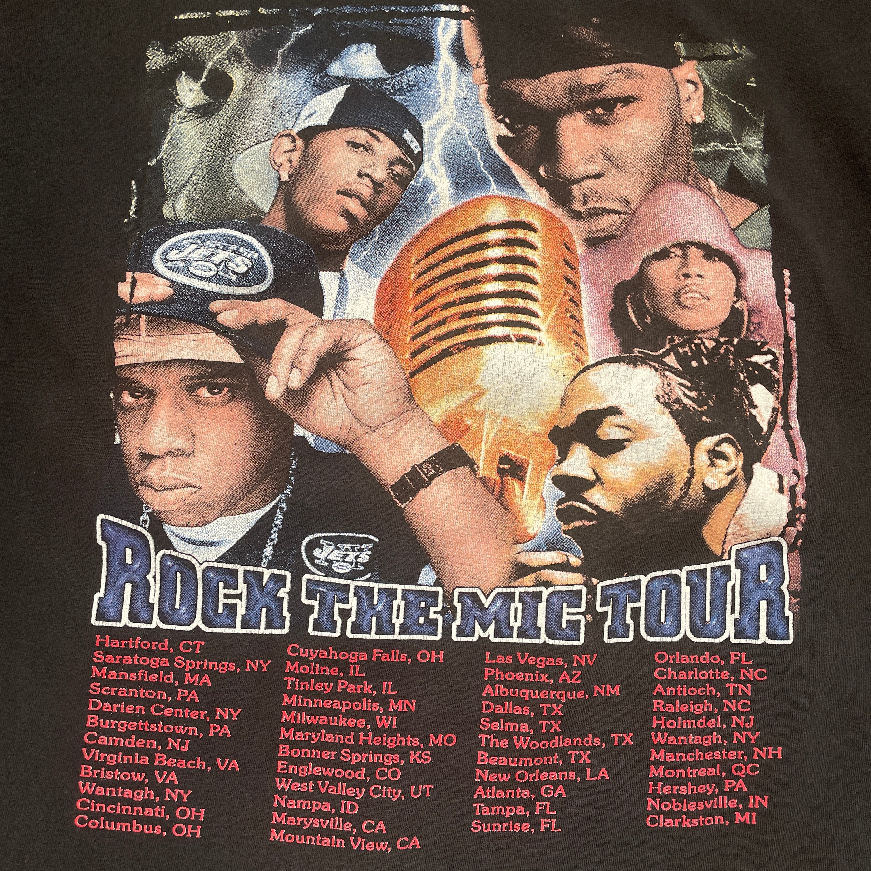Vintage Rock The Mic Tour Rap T-Shirt - FRESH KILLS VINTAGE