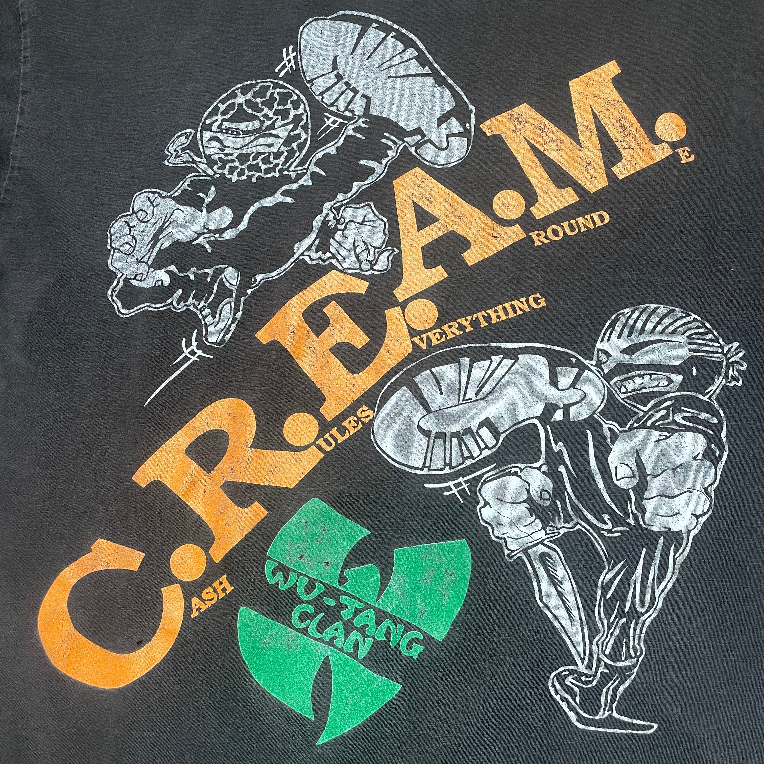 Vintage Wu-Tang C.R.E.A.M. Bootleg Rap Tee - FRESH KILLS VINTAGE
