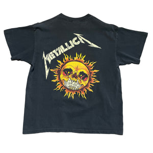 Vintage 1994 Metallica Pushead Flaming Skull Band T-Shirt - FRESH KILLS VINTAGE
