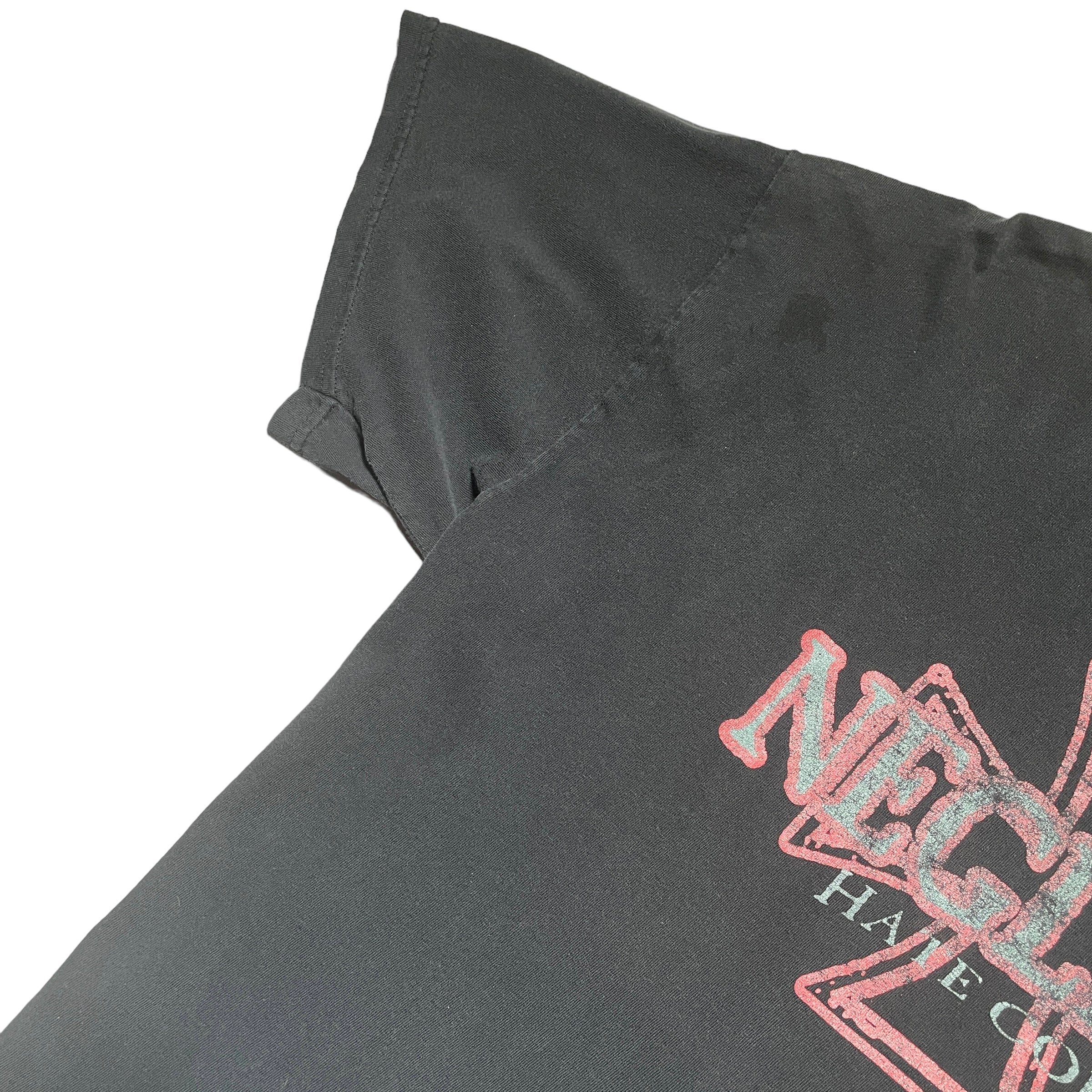 Vintage Neglect Hate Core Wasting My Life Band T-Shirt - FRESH KILLS VINTAGE