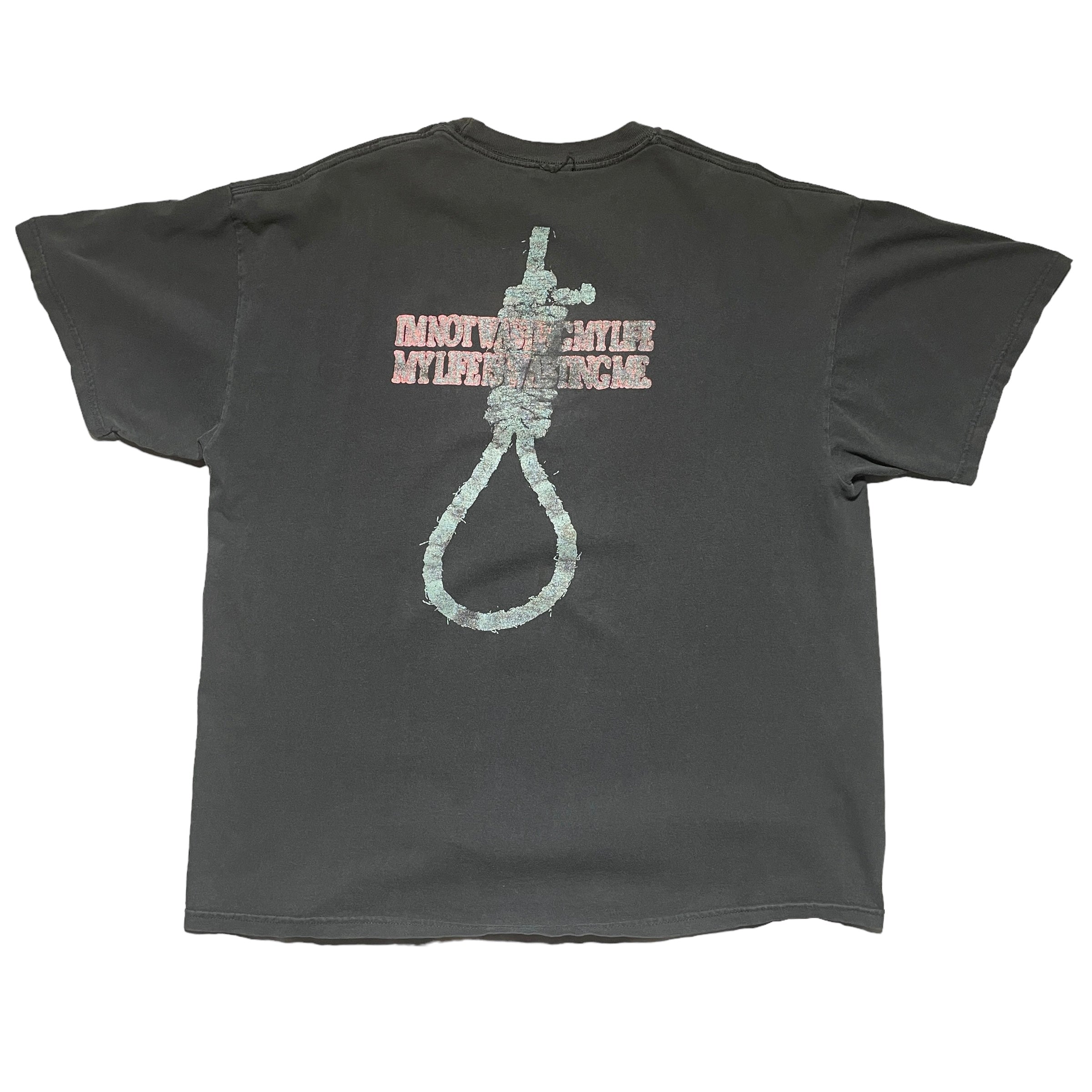 Vintage Neglect Hate Core Wasting My Life Band T-Shirt - FRESH KILLS VINTAGE