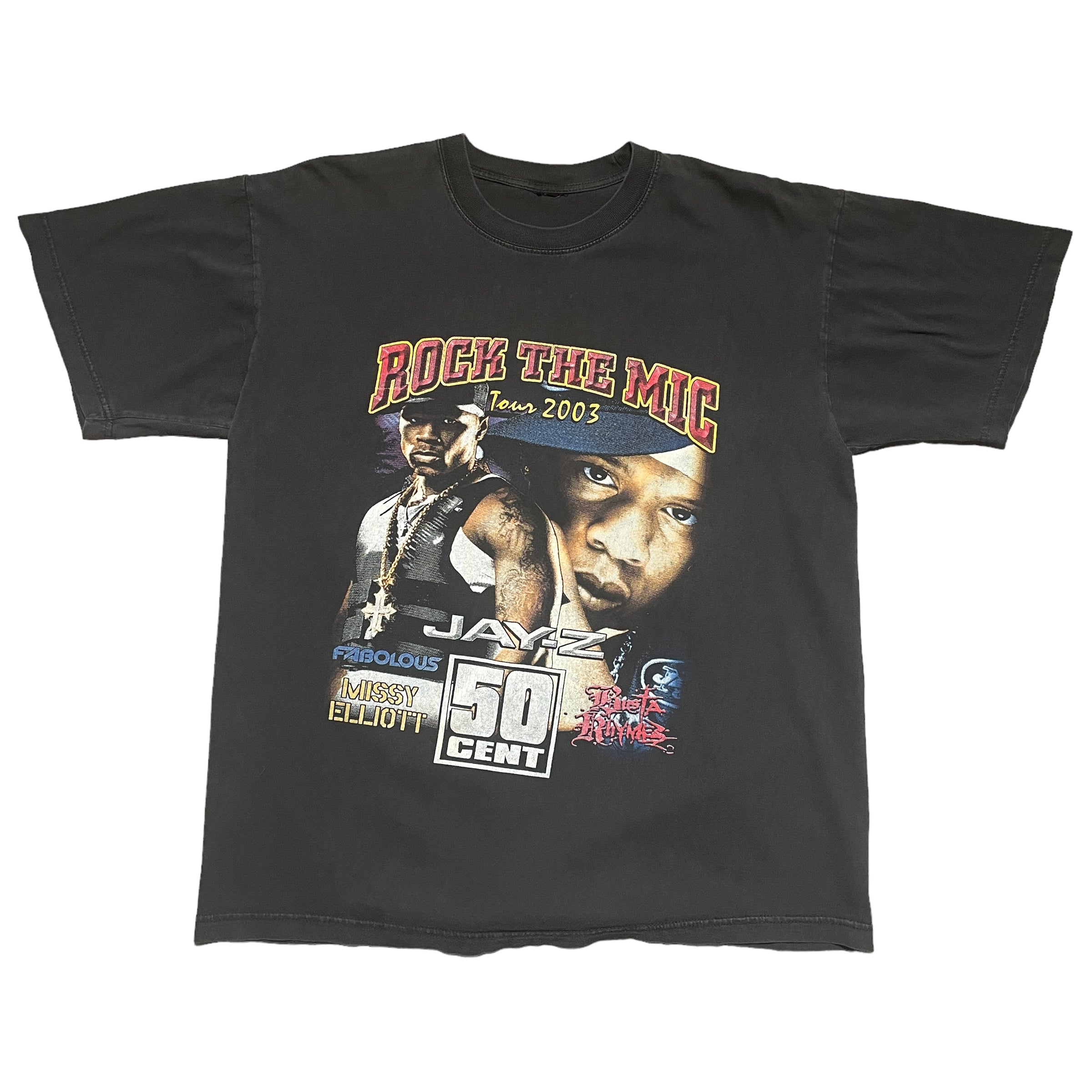 Vintage Rock The Mic Tour Rap T-Shirt - FRESH KILLS VINTAGE