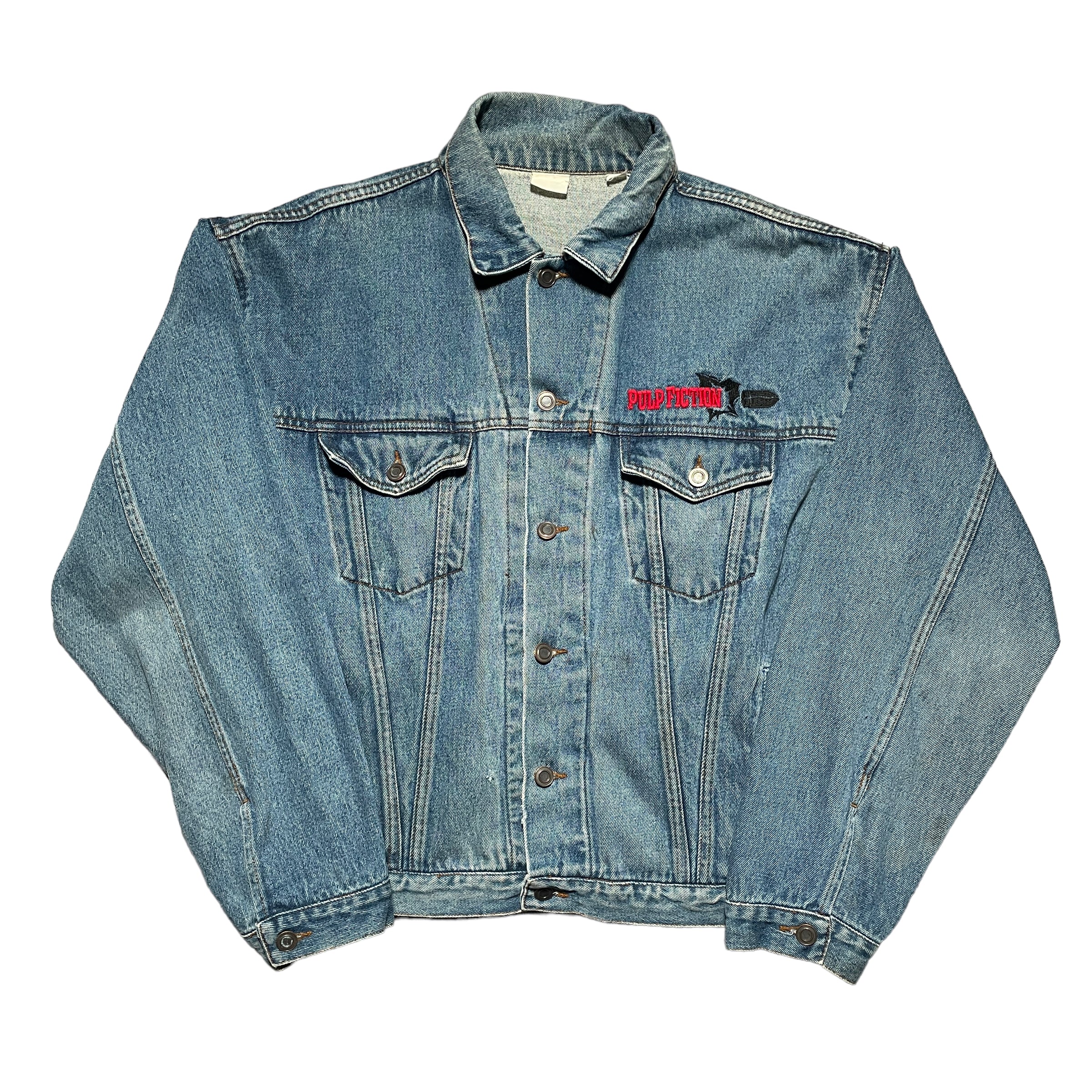 Vintage Pulp Fiction Movie Denim Jacket - FRESH KILLS VINTAGE