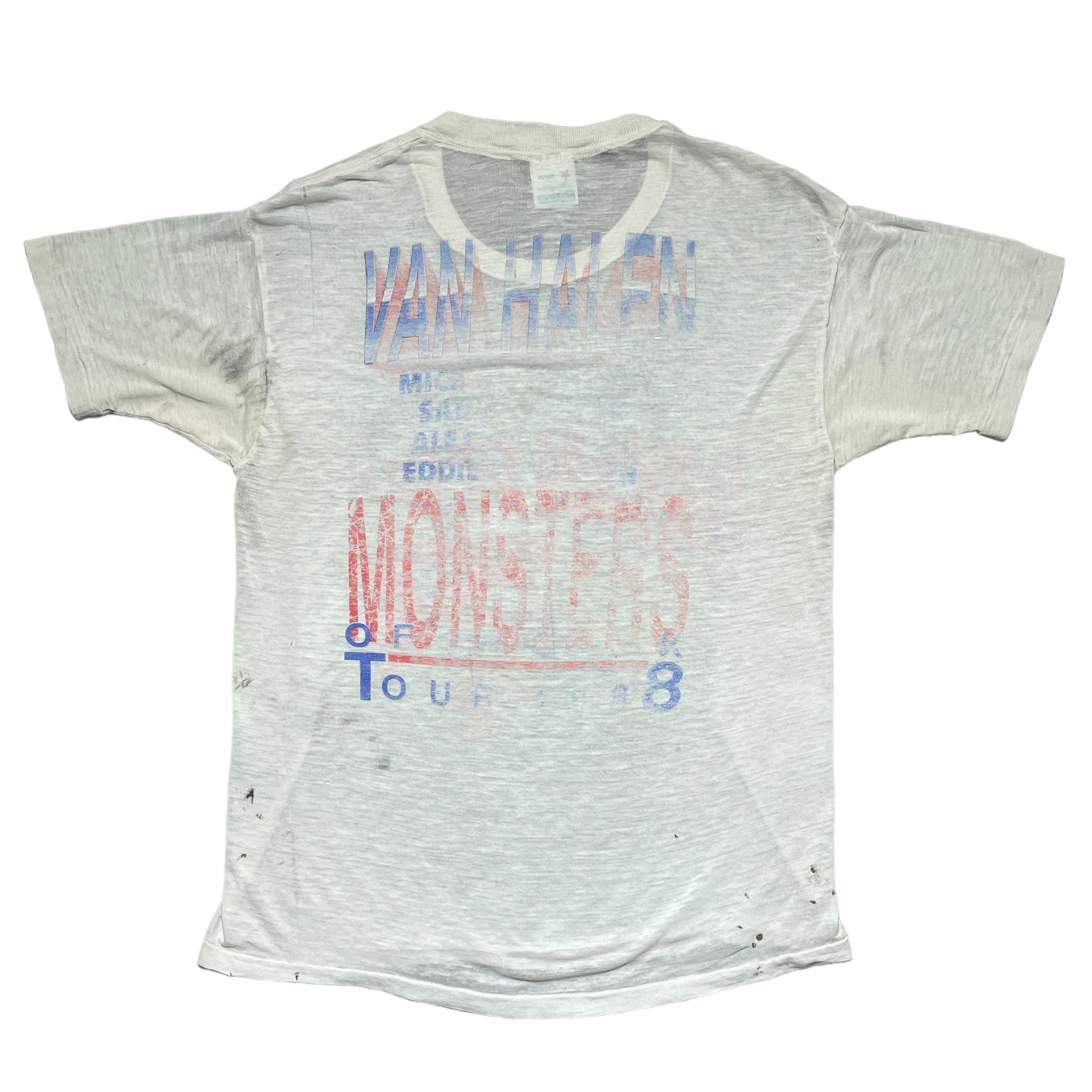 of monsters and men band shirt Vintage Monsters Of Rock Thrashed Band T-Shirt