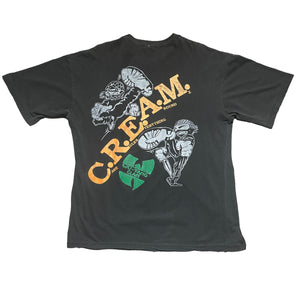 Vintage Wu-Tang C.R.E.A.M. Bootleg Rap Tee - FRESH KILLS VINTAGE