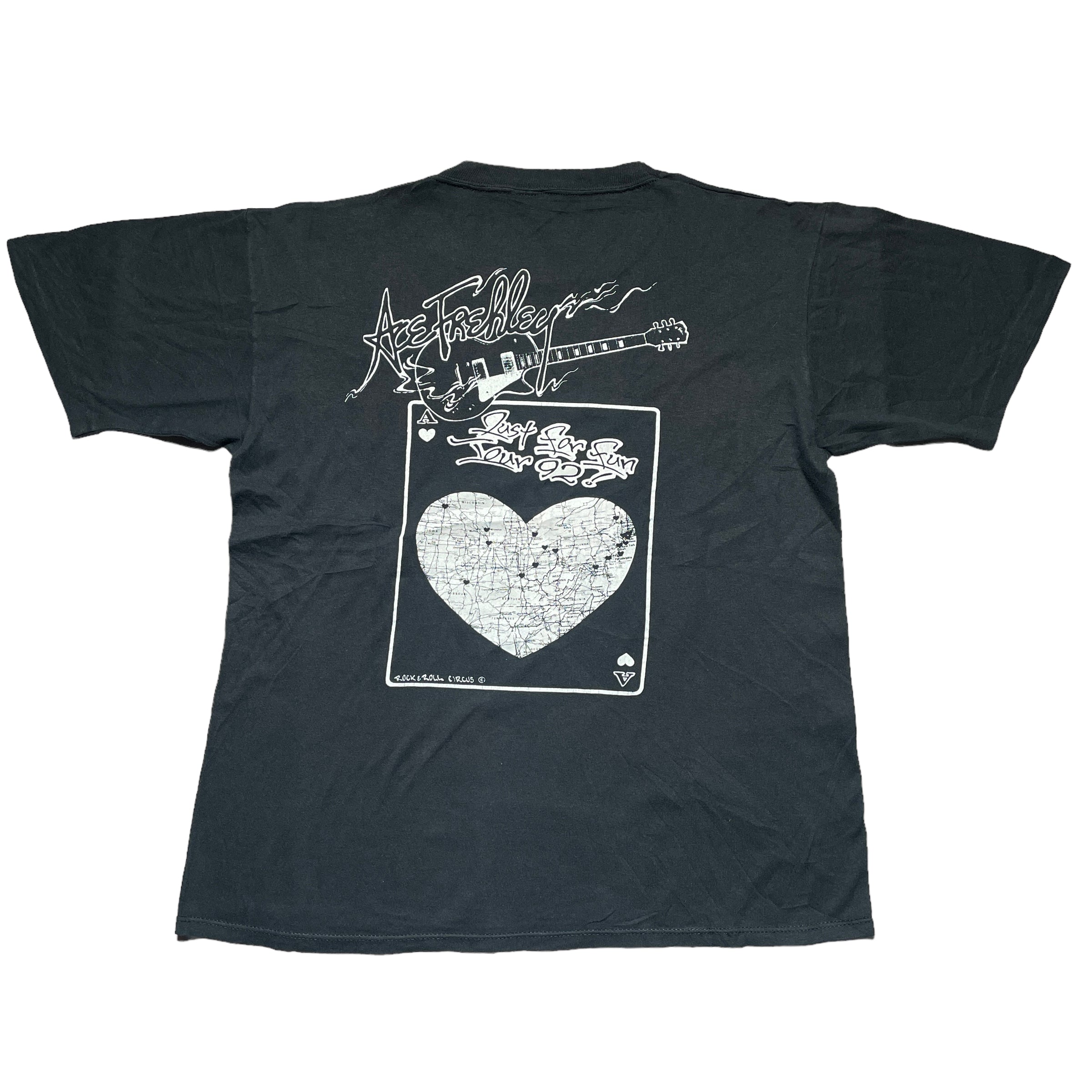 Vintage Ace Frehley Just For Fun Tour Mikio Marko Band T-Shirt - FRESH KILLS VINTAGE
