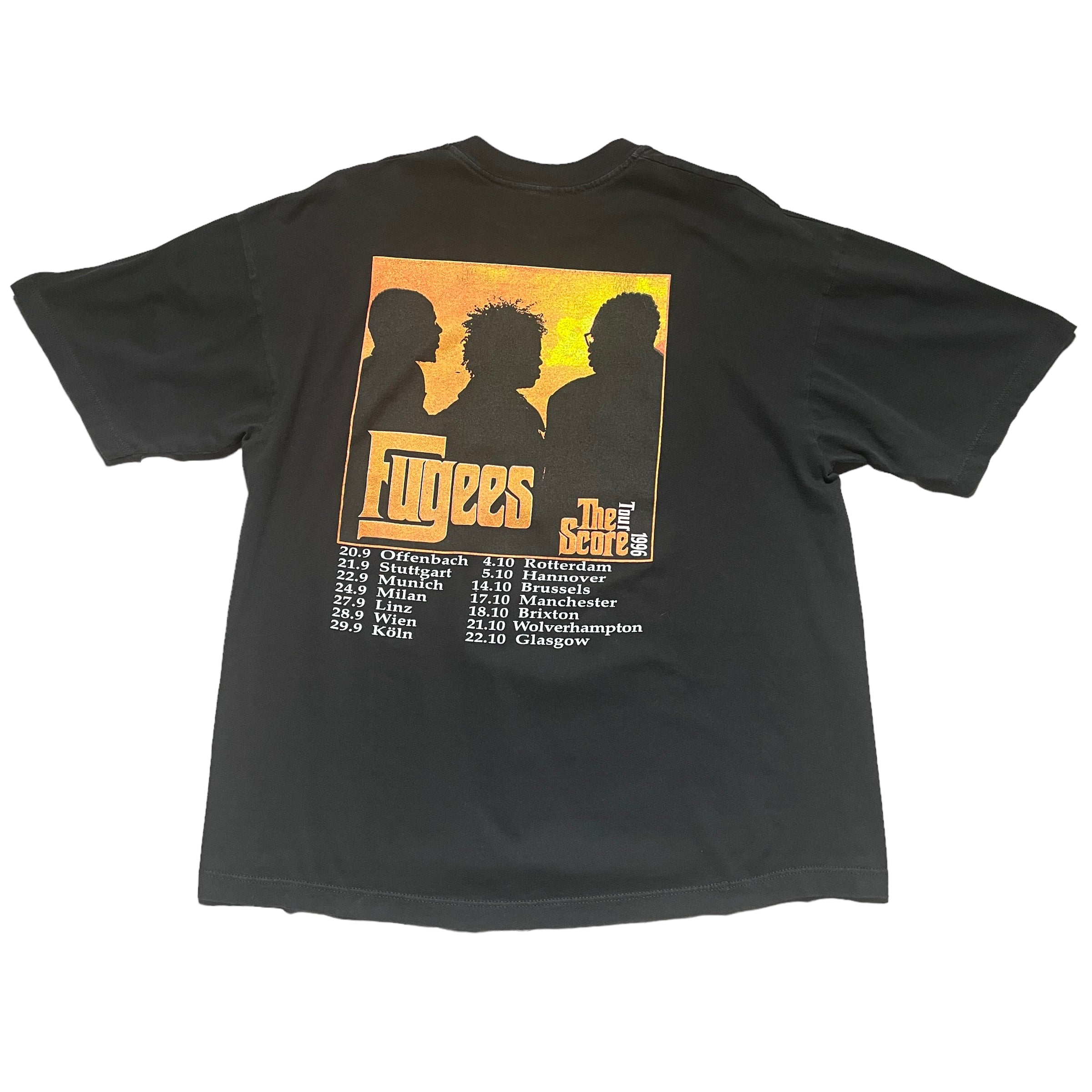 Vintage 90's Fugees the Score Rap T-Shirt - FRESH KILLS VINTAGE