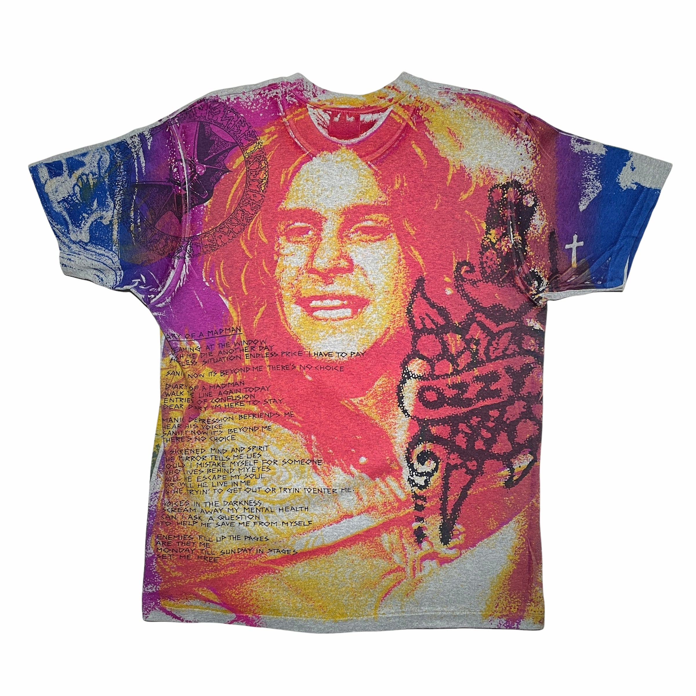 Vintage 90's Ozzy Osbourne All Over Print Band T-Shirt – Fresh 