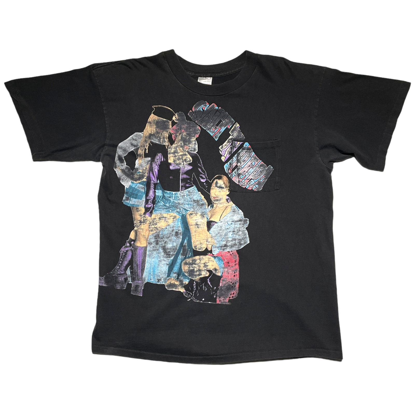 Vintage 90's Salt N Pepa Bootleg Rap T-Shirt - FRESH KILLS VINTAGE