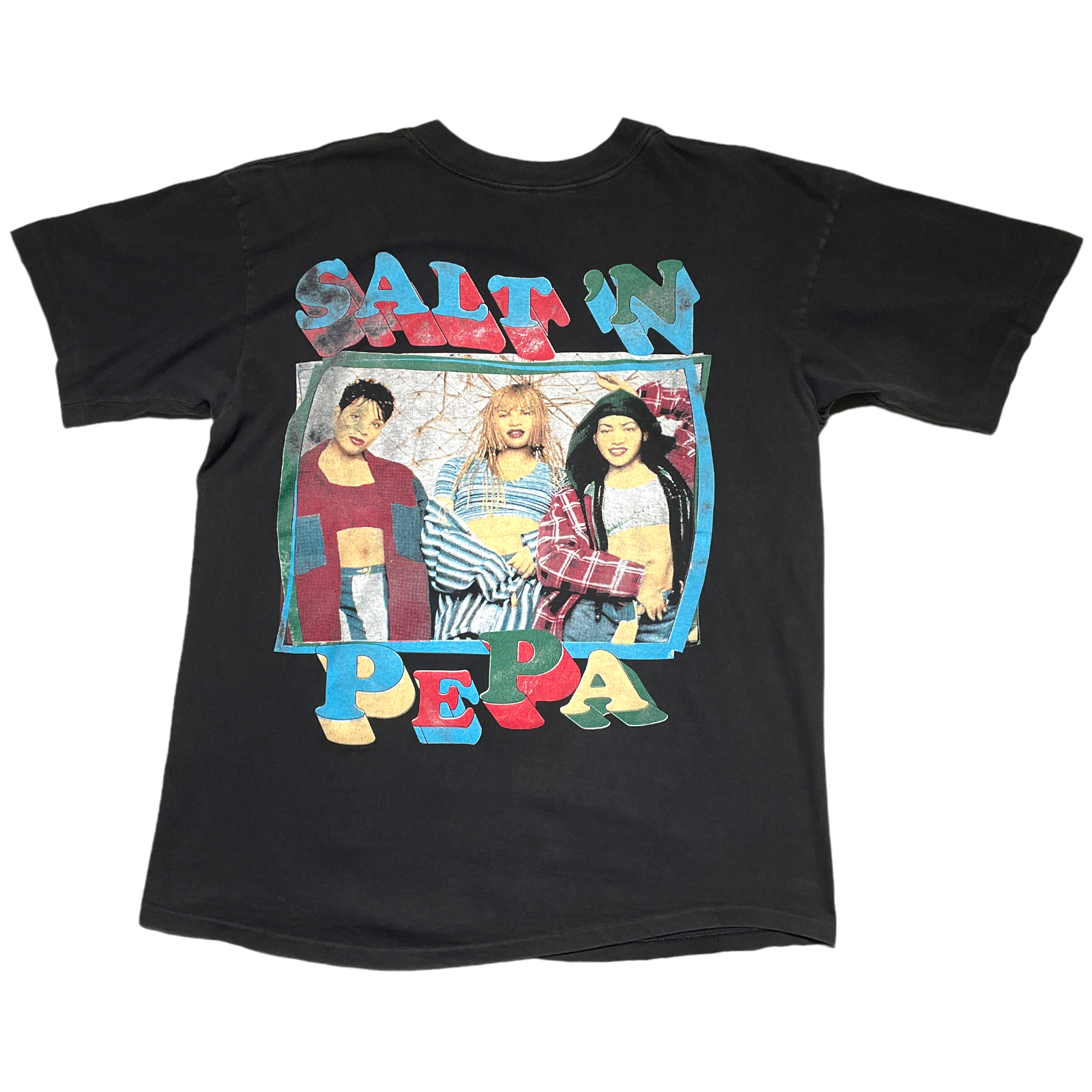 Vintage 90's Salt N Pepa Bootleg Rap T-Shirt - FRESH KILLS VINTAGE