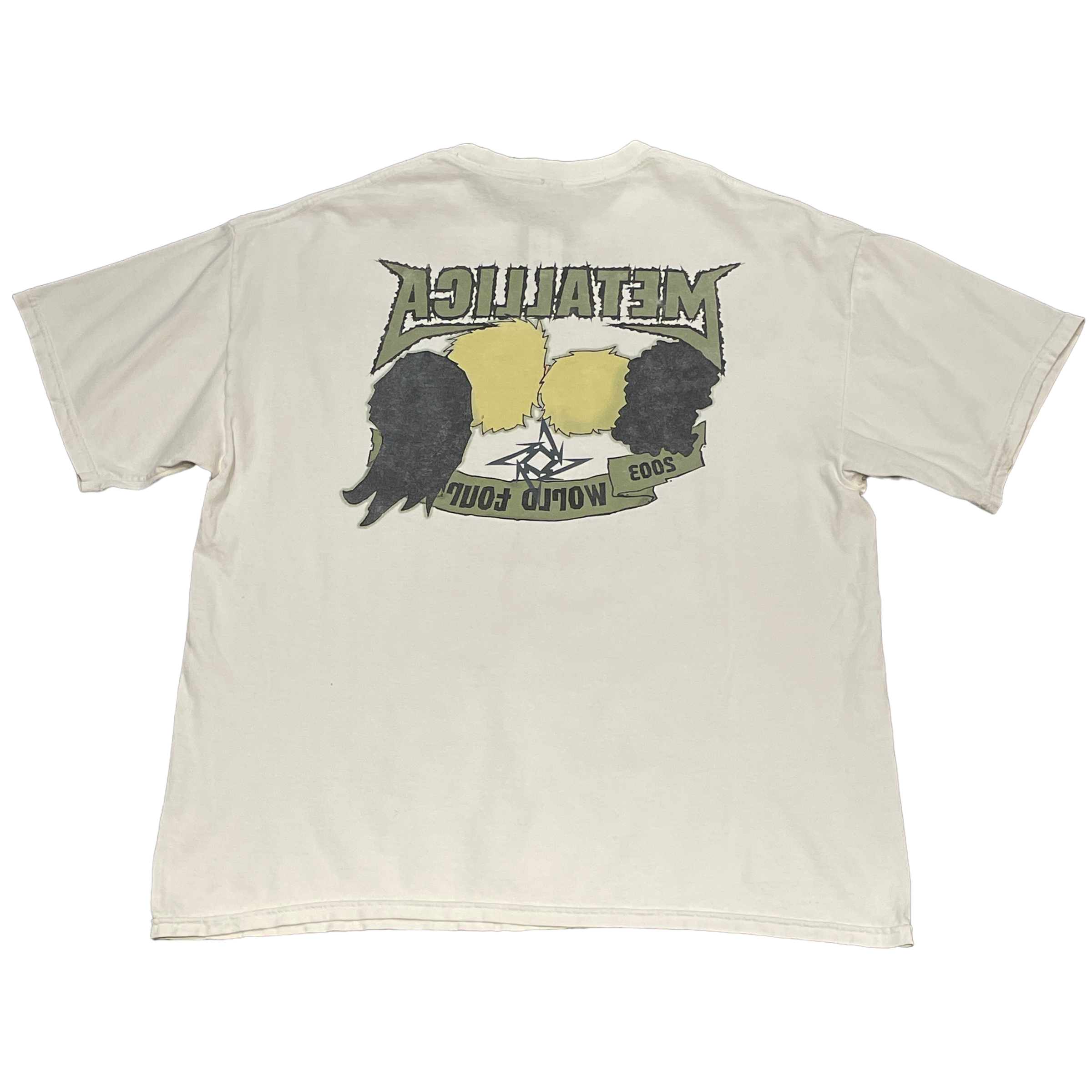 Vintage Y2K Metallica 2003 World Tour Band T-Shirt - FRESH KILLS VINTAGE