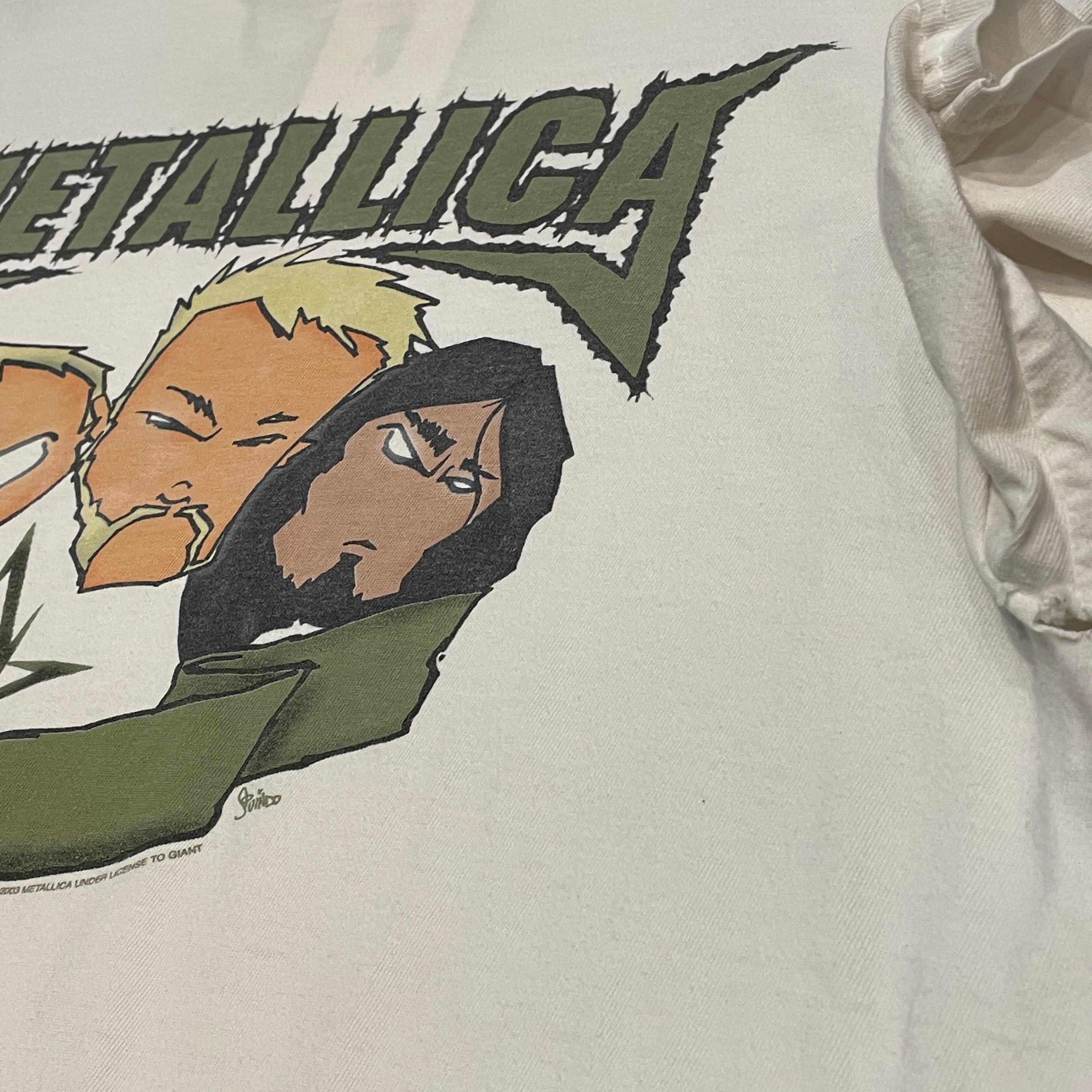Vintage Y2K Metallica 2003 World Tour Band T-Shirt - FRESH KILLS VINTAGE